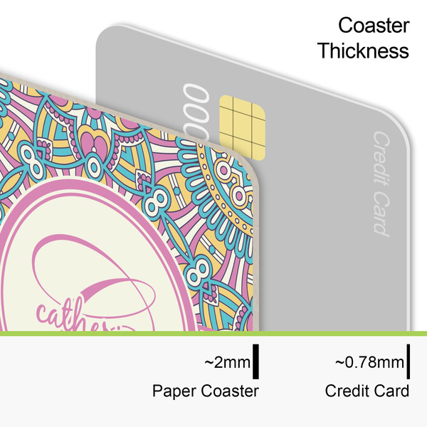Bohemian Art Coaster Thickness