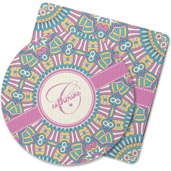 Bohemian Art Rubber Backed Coaster (Personalized)