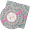 Bohemian Art Rubber Backed Coaster (Personalized)