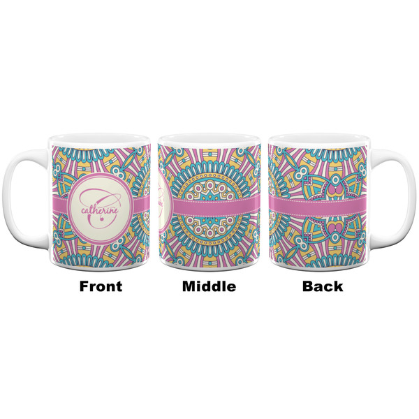 Bohemian Art Coffee Mug - 11 oz - White APPROVAL