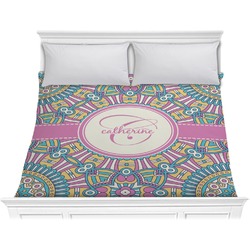 Bohemian Art Comforter - King (Personalized)