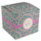 Bohemian Art Cube Favor Gift Box - Front/Main