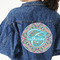 Bohemian Art Twill Iron On Patch - Custom Shape - 3XL (Personalized)