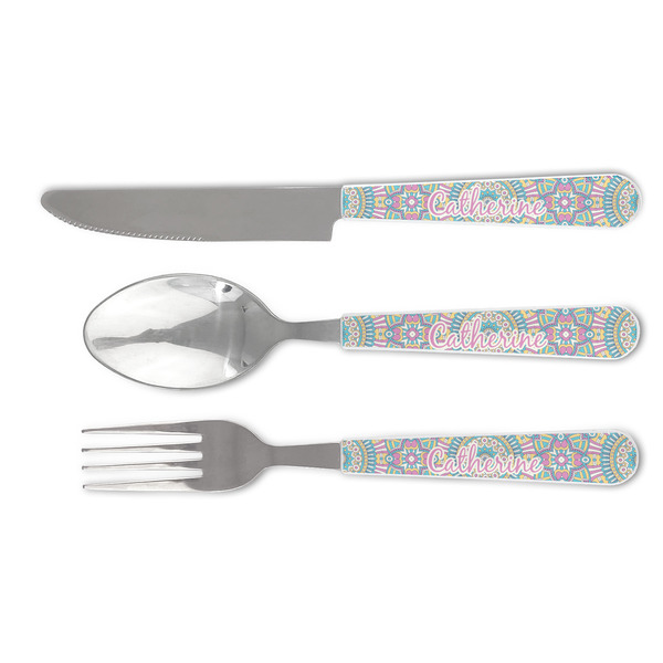 Custom Bohemian Art Cutlery Set (Personalized)