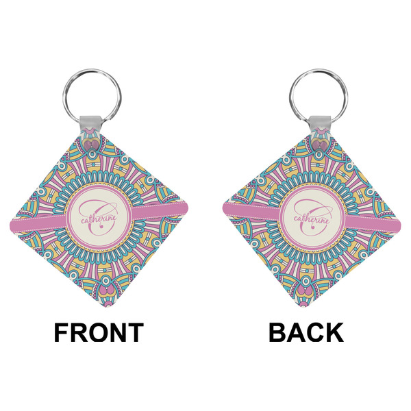 Bohemian Art Diamond Keychain (Front + Back)