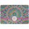 Bohemian Art Dog Food Mat w/ Name and Initial