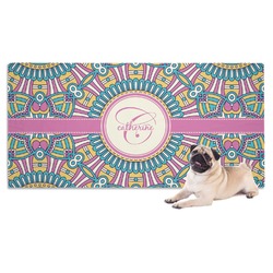 Bohemian Art Dog Towel (Personalized)