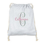 Bohemian Art Drawstring Backpack - Sweatshirt Fleece (Personalized)