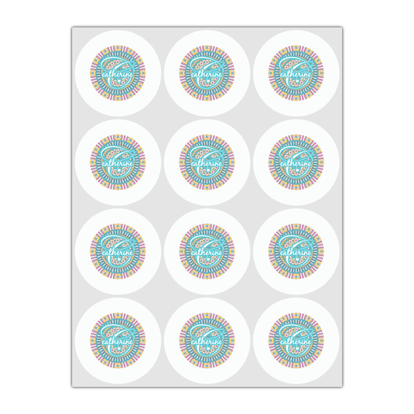 Bohemian Art Drink Topper - Small - Set of 12