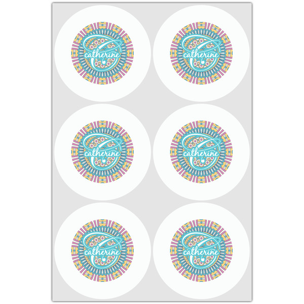 Bohemian Art Drink Topper - XLarge - Set of 6