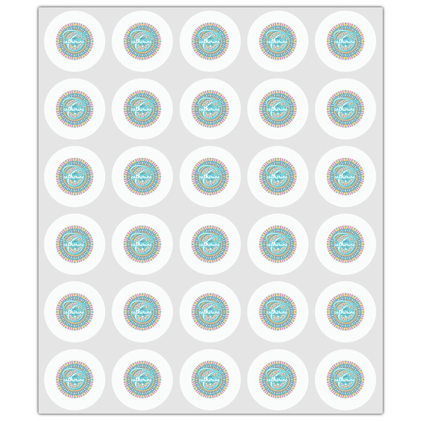 Bohemian Art Drink Topper - XSmall - Set of 30