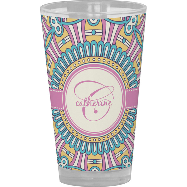 Custom Bohemian Art Pint Glass - Full Color (Personalized)