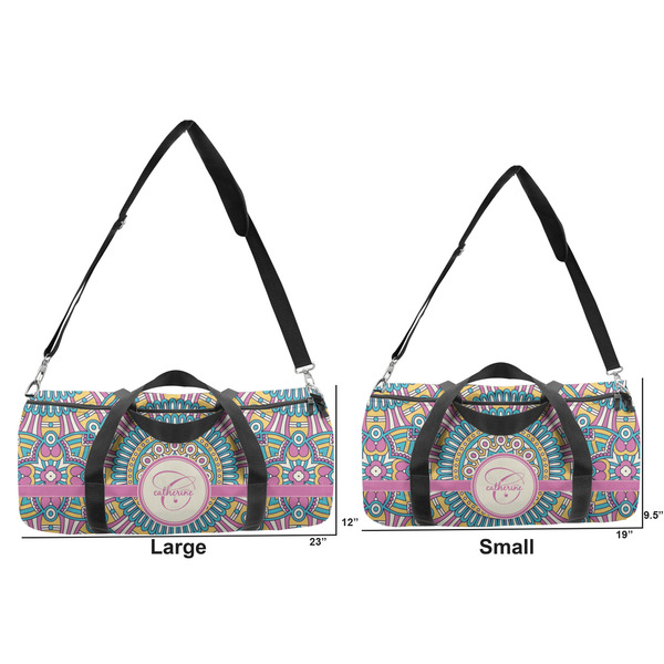Bohemian Art Duffle Bag Small and Large