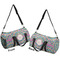 Bohemian Art Duffle bag large front and back sides