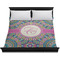 Bohemian Art Duvet Cover - King - On Bed - No Prop