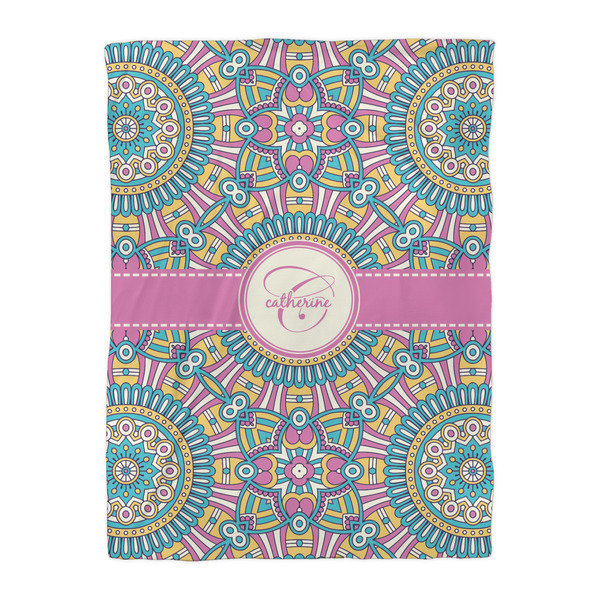 Bohemian Art Duvet Cover - Twin XL - Front