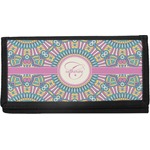 Bohemian Art Canvas Checkbook Cover (Personalized)