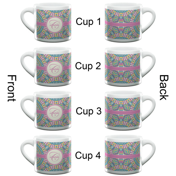 Bohemian Art Espresso Cup - 6oz (Double Shot Set of 4) APPROVAL