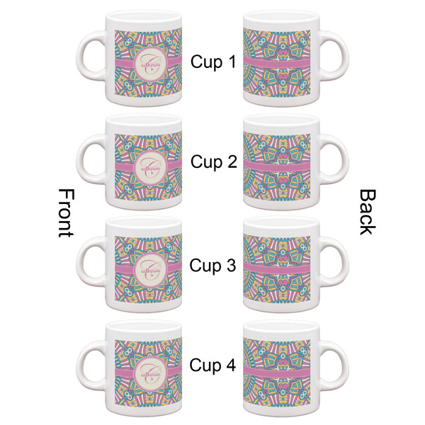Bohemian Art Espresso Cup Set of 4 - Apvl