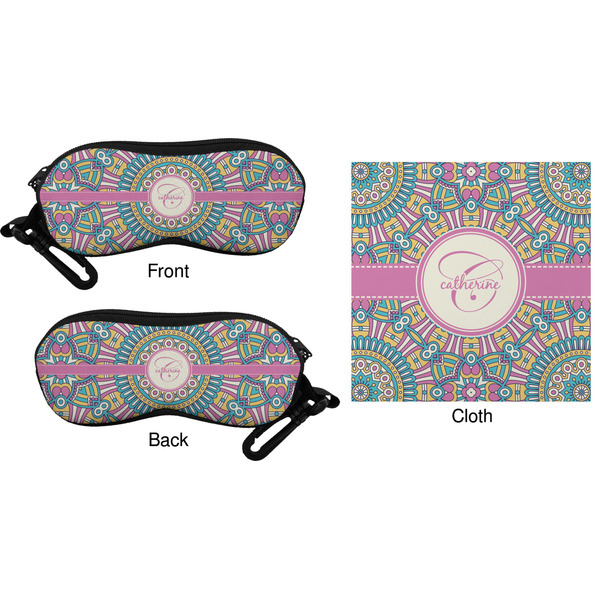 Bohemian Art Eyeglass Case & Cloth (Approval)