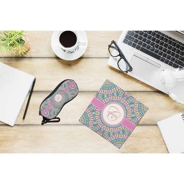 Bohemian Art Eyeglass Case and Cloth Set - LIFESTYLE
