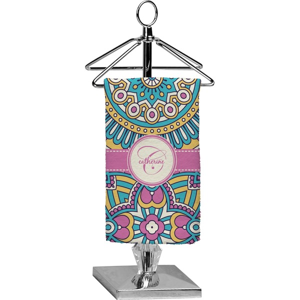 Custom Bohemian Art Finger Tip Towel - Full Print (Personalized)