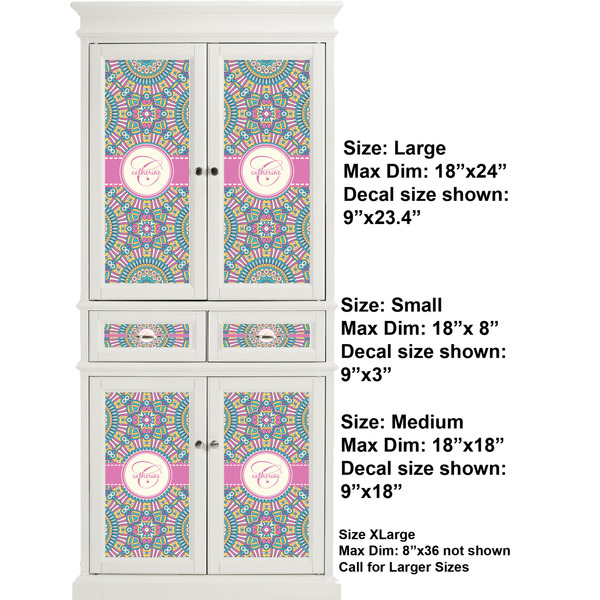 Bohemian Art Full Cabinet (Show Sizes)