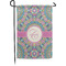 Bohemian Art Small Garden Flag - Single Sided w/ Name and Initial