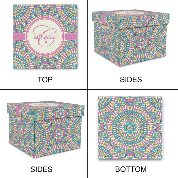 Bohemian Art Gift Boxes with Lid - Canvas Wrapped - Medium - Approval