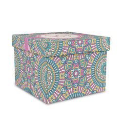 Bohemian Art Gift Box with Lid - Canvas Wrapped - Medium (Personalized)