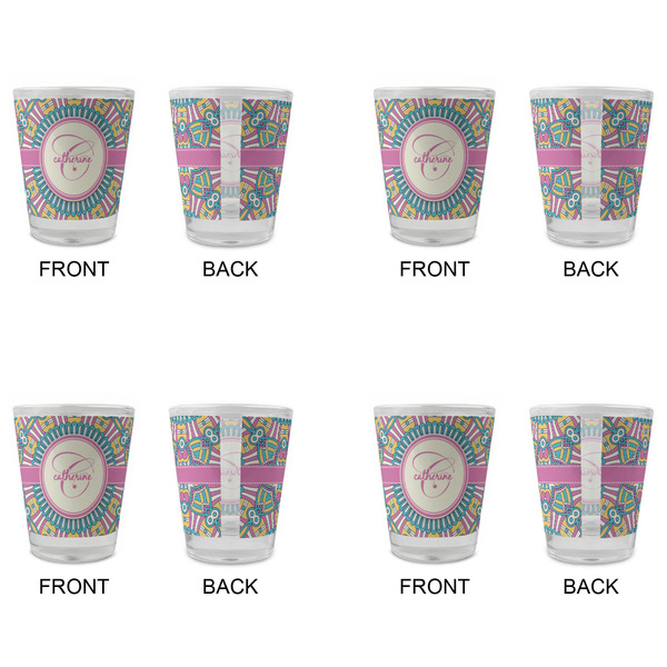 Bohemian Art Glass Shot Glass - Standard - Set of 4 - APPROVAL