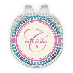 Bohemian Art Golf Ball Marker - Hat Clip - Silver