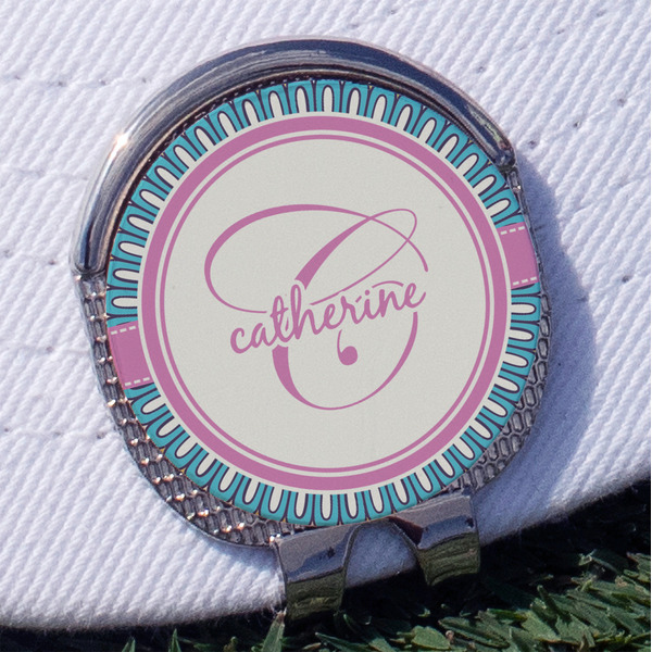 Custom Bohemian Art Golf Ball Marker - Hat Clip