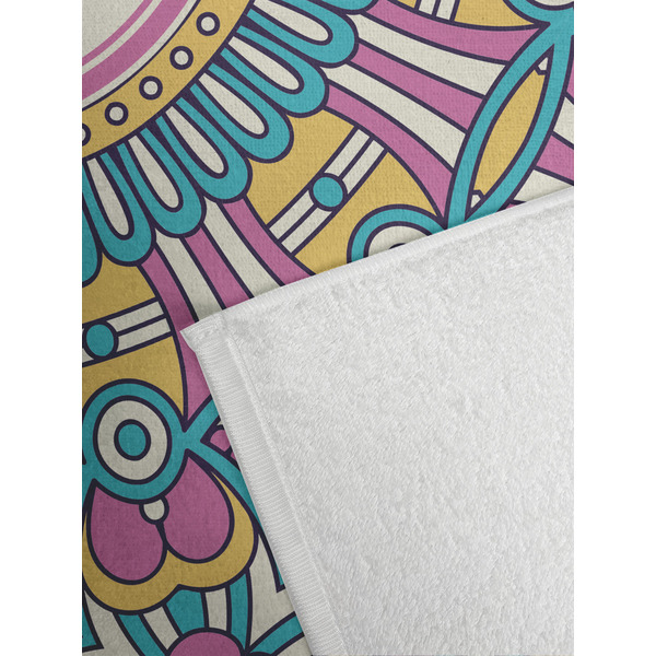 Bohemian Art Golf Towel - Detail