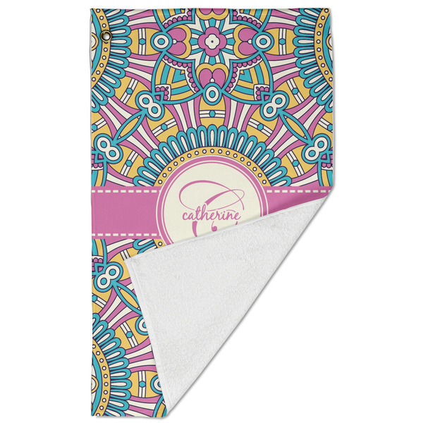 Bohemian Art Golf Towel - Folded (Large)