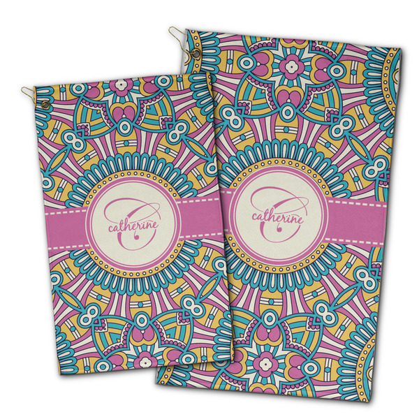 Bohemian Art Golf Towel - PARENT (small and large)