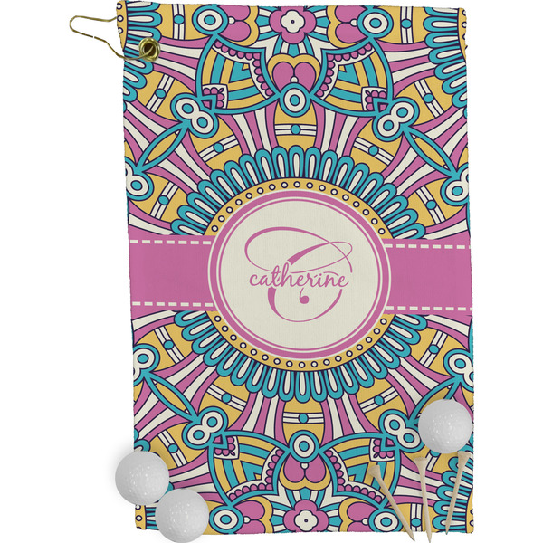 Bohemian Art Golf Towel (Personalized)