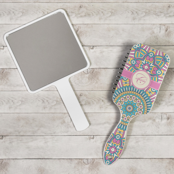 Bohemian Art Hair Brush - In Context