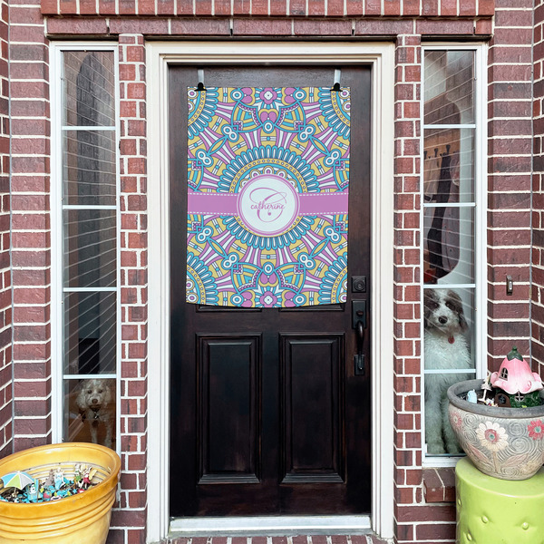 Bohemian Art House Flags - Double Sided - (Over the door) LIFESTYLE