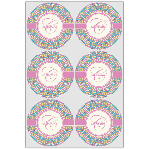 Bohemian Art Icing Circle - Large - Set of 6