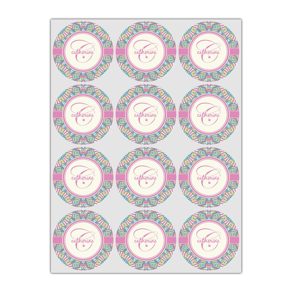 Bohemian Art Icing Circle - Small - Set of 12