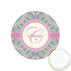 Bohemian Art Printed Cookie Topper - 1.25" (Personalized)
