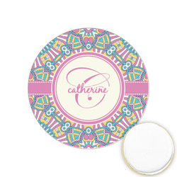 Bohemian Art Printed Cookie Topper - 1.25" (Personalized)