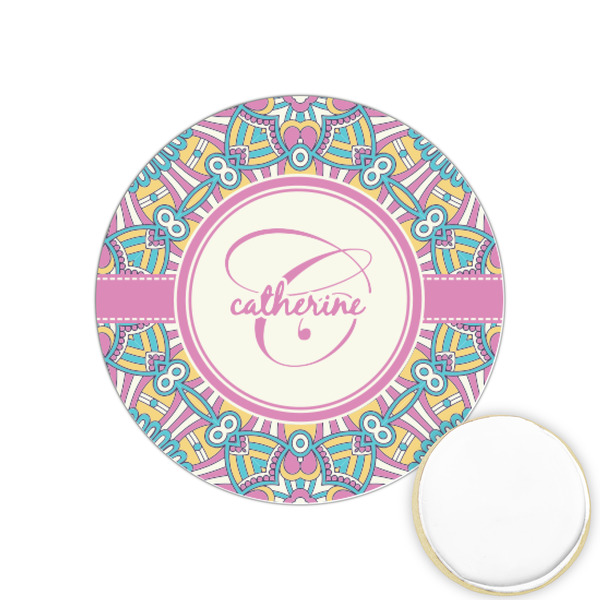 Custom Bohemian Art Printed Cookie Topper - 1.25" (Personalized)