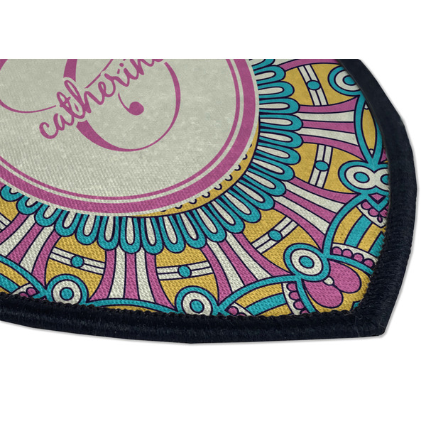 Bohemian Art Iron on Shield 3 Detail