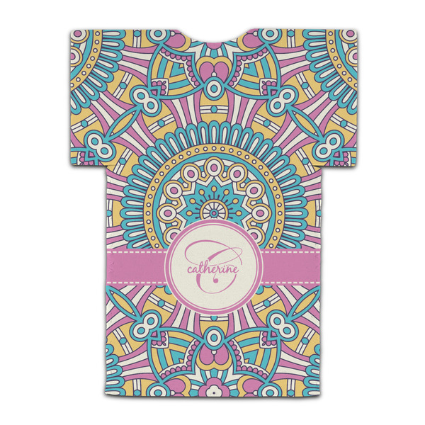 Bohemian Art Jersey Bottle Cooler - BACK (flat)