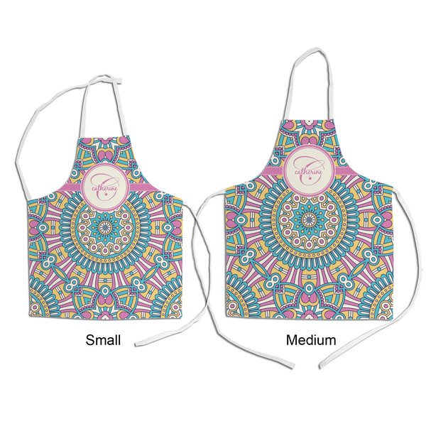 Bohemian Art Kid's Aprons - Comparison