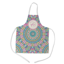 Bohemian Art Kid's Apron w/ Name and Initial