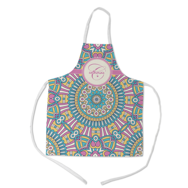 Custom Bohemian Art Kid's Apron - Medium (Personalized)