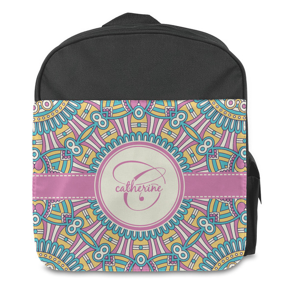 Bohemian Art Kids Backpack - Front